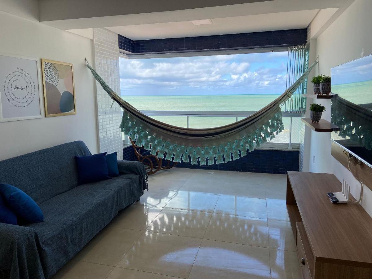 Bela Hospedagem - Flat Pe Na Areia No Bessa Com Vista Incrivel Do Mar Joao Pessoa Luaran gambar